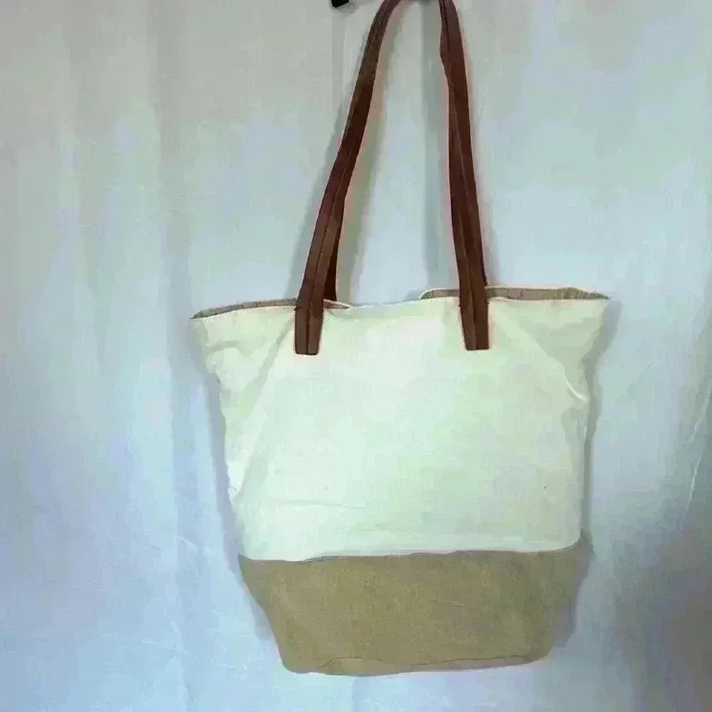 Linen tote  bag ☀️☀️